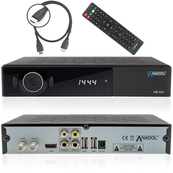 Hochwertiger DVB-S/S2 Recei Anadol ADX HD 444 SATELLITEN SAT Receiver DVB-S/S2 